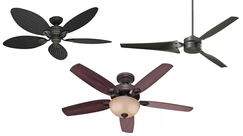 Metal or Plastic Ceiling Fan Blades